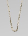 This simply chic style offers elegance and radiance in rich 18k gold. 18k goldLength, about 32S-hook closureMade in Italy