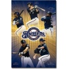 Milwaukee Brewers 2011 Collage Weeks Hart Fielder Greinke Braun Sports Poster Print - 24x36 Poster Print, 22x34