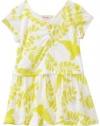 Little Ella Baby-girls Infant Pajaro Print Dress, Lemon, 6-12 Months