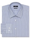 Stripes add a new dimension to your essential dress shirting, breaking up the monotony of solid after solid.