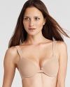 Front closure bra with soft molded cups that provide uplifting support and coverage. Naturally adjusting shoulder straps that conform to your body. Style #216