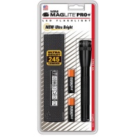 Maglite SP+P01H Mini PRO+ LED 2Cell AA Flashlight, Black