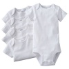 Carter's 5 Pack White Bodysuits- Newborn