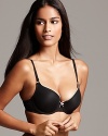 A supportive push-up bra with two-toned trim along cups. From b.tempt'd by Wacoal.