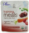 Plum Organics Baby Training Meals, Vegetable Stew with Beef, 4-Ounce Pouches (Pack of 12)