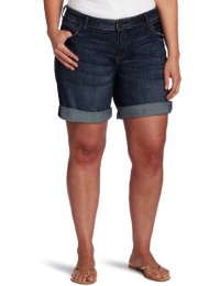 KUT from the Kloth Women's Plus-Size Boyfriend Roll Up Short