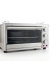 Do more-bake, toast, broil, slow cook and love the convenience of convection cooking. Introducing a countertop champion, this oven features a large-capacity, nonstick interior that heats up to your precision temp, anywhere from 150º-450ºF, for consistently delicious and fast results. 1-year warranty. Model WPCOB020.