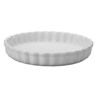 Le Creuset Stoneware 1-1/2-Quart Tart Dish, White