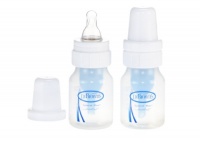 Dr. Brown's Natural Flow Feeding Bottle, Polypropylene 2-ounce, 2 Pack