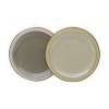 Denby Fire Sage/Cream Salad Plates, Set of 4