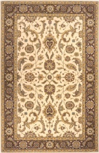 Area Rug 3x5 Rectangle Traditional Cocoa Color - Momeni Persian Garden Rug from RugPal