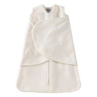 HALO SleepSack Micro-Fleece Swaddle, Cream, Small