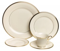 Lenox Eternal Gold-Banded Fine China 20-Piece Dinnerware Set, Service for 4