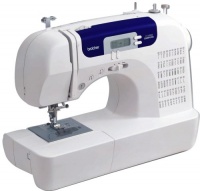 Brother CS6000i Feature-Rich Sewing Machine With 60 Built-In Stitches, 7 styles of 1-Step Auto-Size Buttonholes, Quilting Table, and Hard Cover