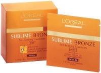 L'Oreal Paris Sublime Bronze Self-Tanning Body Towelettes, 6 Count