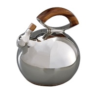 This wonderful kettle, created by award-winning designer Lou Henry, serves as a modern centerpiece for the style-savvy kitchen, and it's every bit as sturdy and functional as it is fabulous.