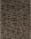 Area Rug 8x11 Rectangle Contemporary Brown Color - Surya Bombay Rug from RugPal