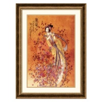 Goddess of Prosperity Framed Wall Art Size-Color - 23.72 - Burnished Bronze