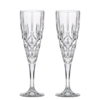 Gorham Lady Anne Signature Crystal Flute Pair