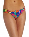 Shoshanna Women's Mediterranean Floral Loop Brief, Mediterranean Floral, Large