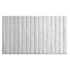 InterDesign Verto Rug, White, 34 x 21