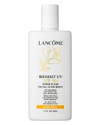 This lightweight, oil-free broad spectrum sunscreen is fast-absorbing and a perfect choice to wear every day over your Lancôme moisturizer, under makeup or alone.All skin types, even sensitive skin. Oil-Free. Dermatologist-tested for safety.Recommended by The Skin Cancer Foundation.