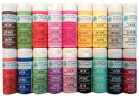 Martha Stewart PROMO767B 18 Satin Paints, Bright