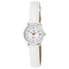 Timex Women's T2H391 Easy Reader White Leather Strap Nurse's Watch