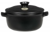 Emile Henry Flame Top 2-1/2-Quart Round Oven, Black