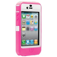 OtterBox Defender Case for iPhone 4 (White/Pink, Retail Packaging, Fits AT&T iPhone)