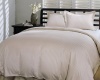 Blue Ridge Home 121822 Damask Down Alternative Comforter, 350 Thread Count, King, Striped, Cotton, White