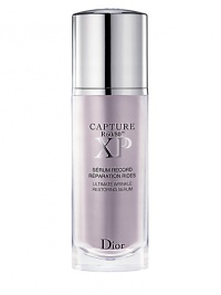 Capture R60/80 XP Ultimate Wrinkle Serum. Anti-wrinkle skincare inspired by the latest dermatological breakthroughs and derived from revolutionary research. It re-invents anti-wrinkle care by protecting and correcting the skin. XP Serum is the highest and most powerful concentrate of Dior's anti-wrinkle breakthrough. Even deep wrinkles immediately smoothed in an hour, reduced after one month, and more wrinkle-free skin restored after 3 months. 1.7 oz. 