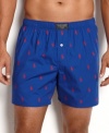 A classic polo pony print gives these boxers from Ralph Lauren timeless style.