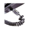 Softalk Rotating 360 Telephone Cord Detangler - Clear/Black