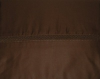 Lauren by Ralph Lauren Regent Sateen 600 Thread Count Dark Brown King Flat Sheet