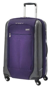 Ricardo Beverly Hills Luggage Crystal City 24 Inch Expandable Spinner Upright Suitcase, Imperial Purple, Large