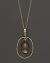 Rosecut smoky quartz adds rich sparkle to 14K yellow gold. By Nancy B.