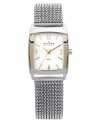 Skagen Denmark's trademark elegance shines on this golden stretch watch.