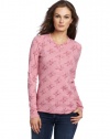 Dickies Women's Rib Henley Print Shirt