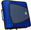 Case-it Large Capacity 3-Inch Zipper Binder, Blue, D-146-BLU