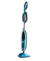 Just floor it to a cleaner space in no time at all. Lightweight and portable, this steam cleaner covers all types of floors with a fully adjustable steam tank that kills 99.99% of harmful bacteria. Armed with microfiber pads to squeeze along baseboards, tight corners and other hard-to-reach crevices. 2-year warranty. Model WH20200.