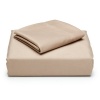 Perry Ellis Microfiber Sheet Set, Taupe, Twin