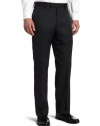 Louis Raphael Men's Modern Fit Mini Stripe Flat Front Dress Pant