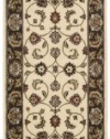 Nourison Zanibar Garden Navy 2.3-Feet by 8-Feet Polyacrylic Runner Rug