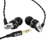 MEElectronics A151-BK Balanced Armature In-Ear Headphones for iPod, iPhone, MP3/CD/DVD Players (Black)