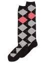 For a touch of preppy style, let kate spade new york's argyle socks peek out from the top of your boots.