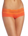 Cosabella Women's Dolce Vita Boyshort, Flame Orange, Large