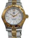 TAG Heuer Women's WAF1424.BB0825 Aquaracer 28mm 18k Yellow Gold Mother-of-Pearl Dial Watch