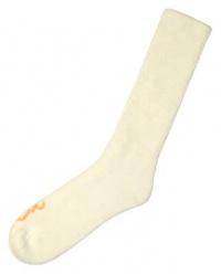 CAROLINA HOSIERY / BROWNING Crew Length Non-Binding Socks - Large Natural 8379LN