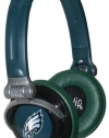 NFL Philadelphia Eagles Lightweight Deep Bass Stereo Headphones